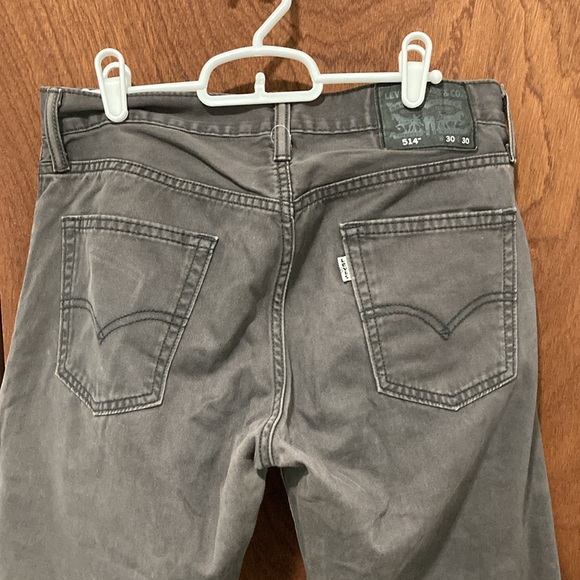 Levi's 514 30x30 Men’s Grey Straight Leg Jeans - Picture 3 of 3